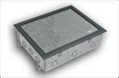 below slab metal j box|concrete floor covering junction box.